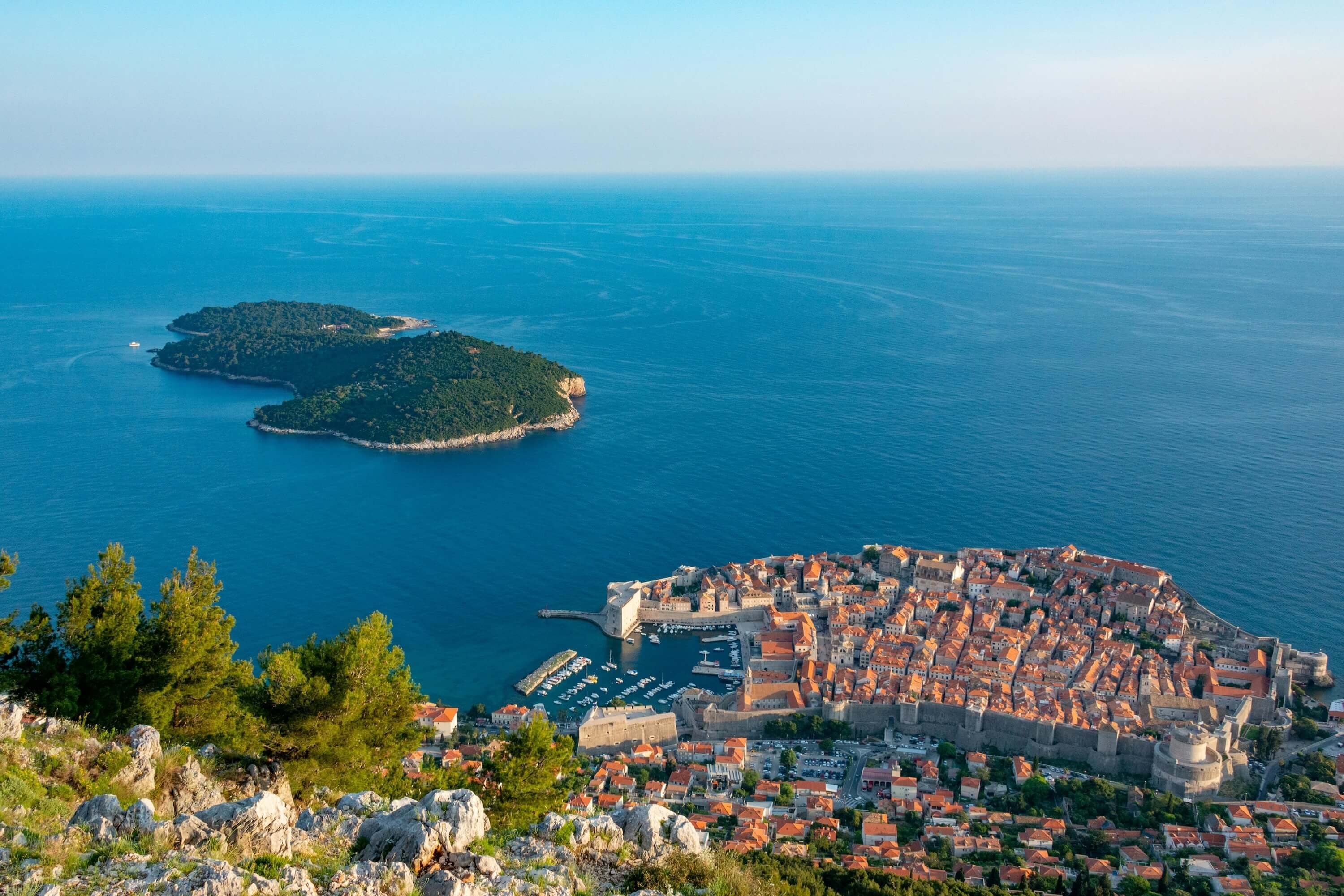 Coastal view of Dubrovnik