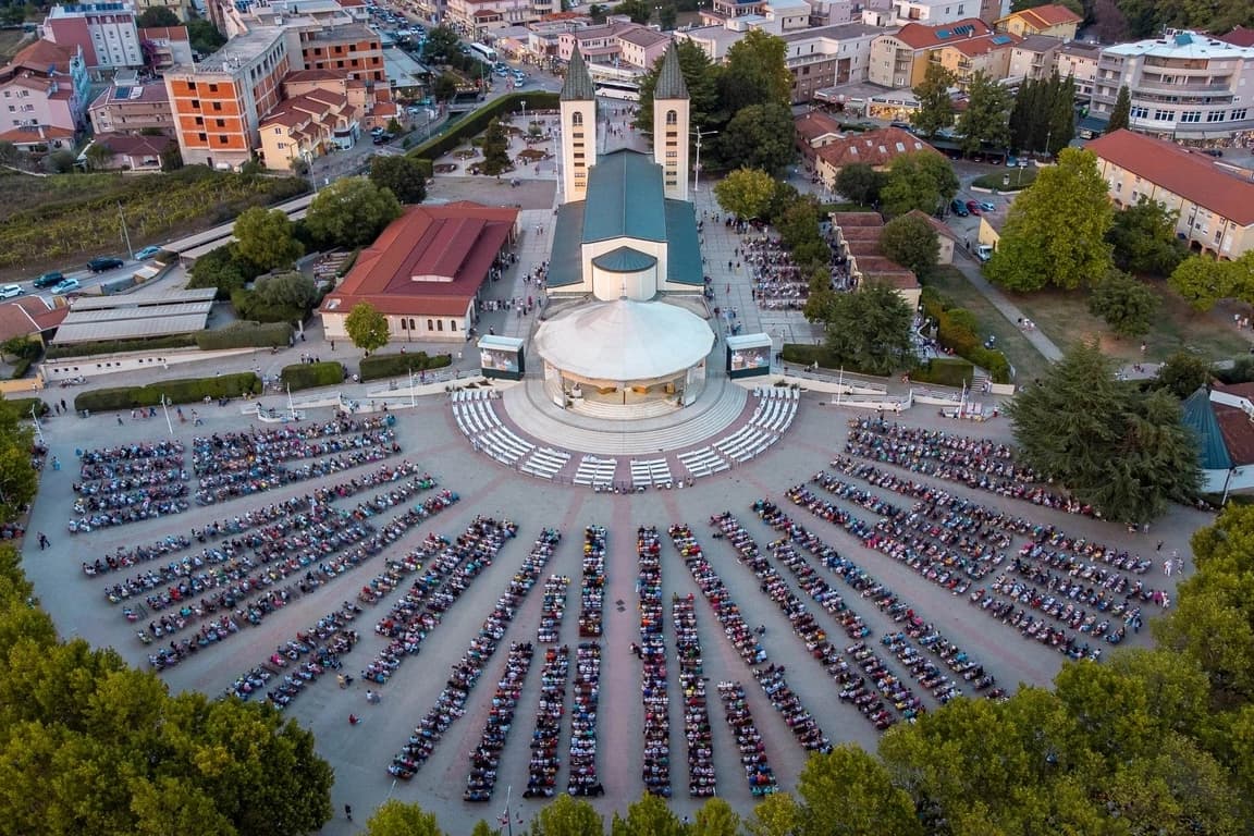 St James Church in Medjugorje pilgrimage center
