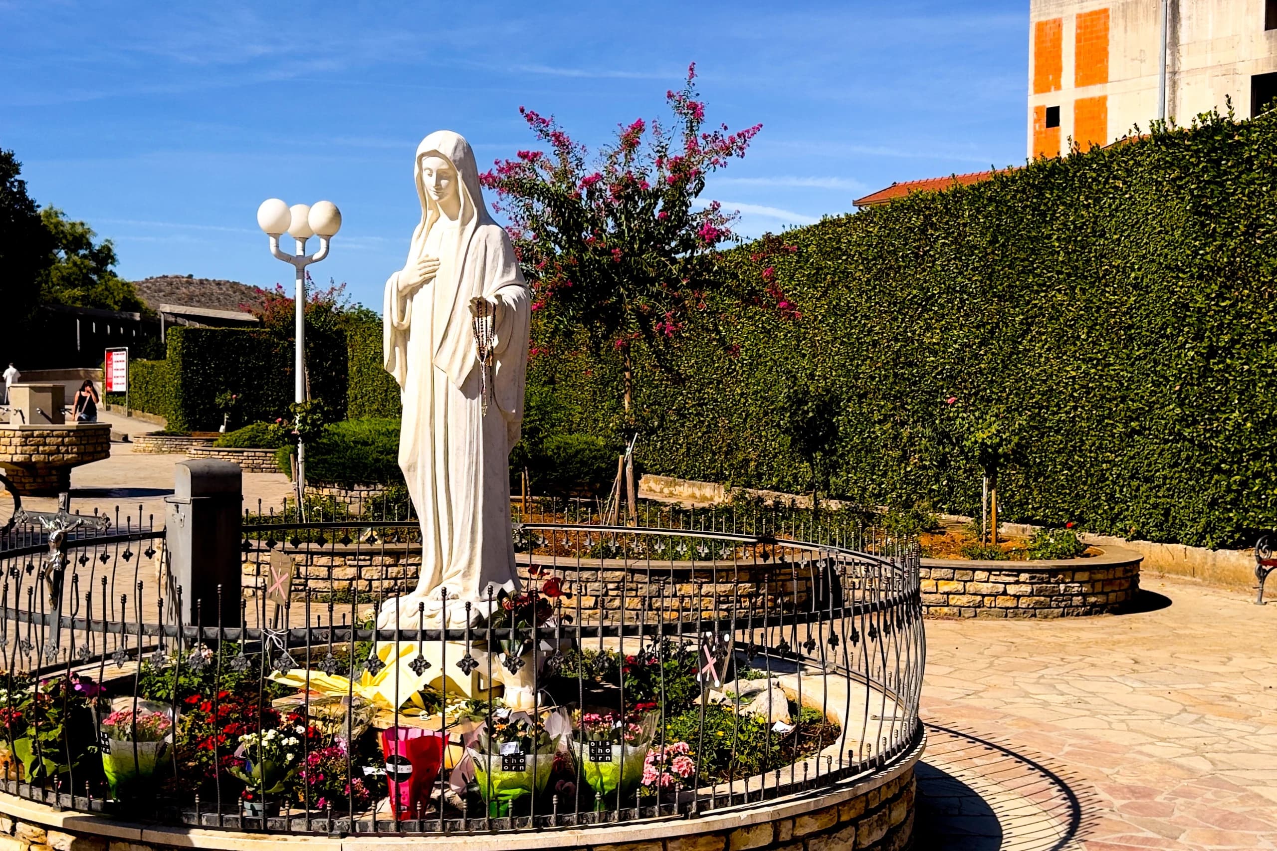 Statue of the Virgin Mary in Medjugorje Bosnia
